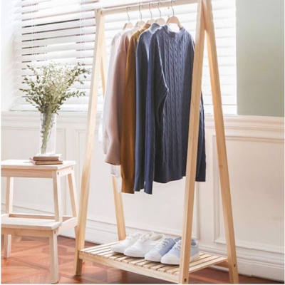 KỆ TREO QUẦN ÁO CÓ NGĂN ĐỂ GIÀY DÉP