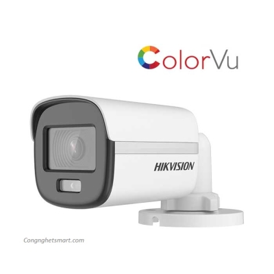 CAMERA HDTVI  NGOÀI TRỜI 2.0MP FULL COLOR HIKVISION DS-2CE10DF0T-F