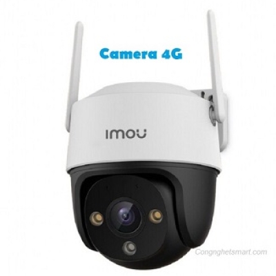 CAMERA IMOU IMOU CRUISER 4G PTZ - 2MP, DÙNG SIM 4G, ĐỦ ĐÈN LED, XOAY 360 ĐỘ, MIC GHI ÂM, LOA BÁO