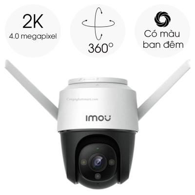 CAMERA NGOÀI TRỜI WIFI IMOU IPC- S41FP-4MPX, XOAY 360 ĐỘ